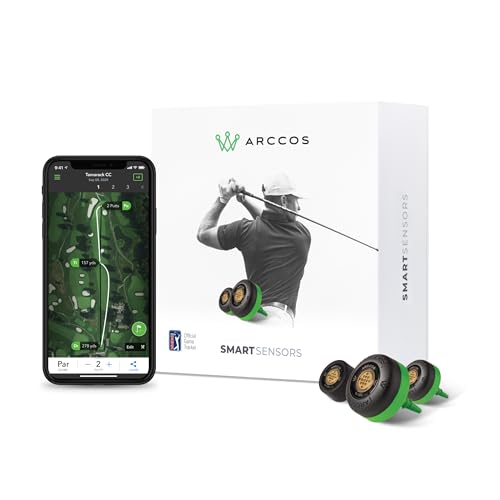 Master Your Game Like the Pros: Arccos Gen3+ Smart Sensors (Auto Tracking & A.I. Rangefinder)