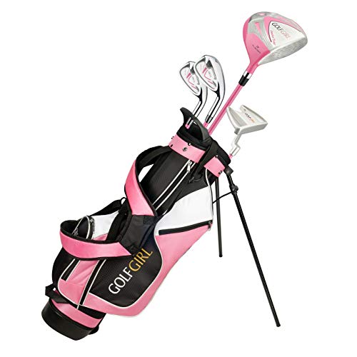 Golf Girl's V3 Junior Golf Set: Perfect Pink Starter Set for Girls (Ages 4-7, Up to 4'6")