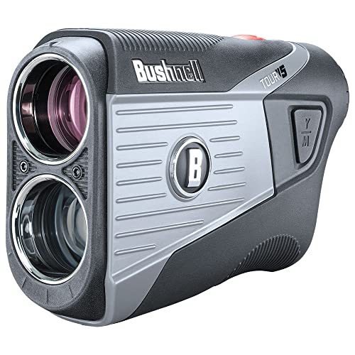 Conquer Every Course: Bushnell Tour V5 Patriot Pack - Jolt, Pinseeker, Magnetic Mount (6x Magnification, 1 Yard Accuracy, Legal for Tournament Play)