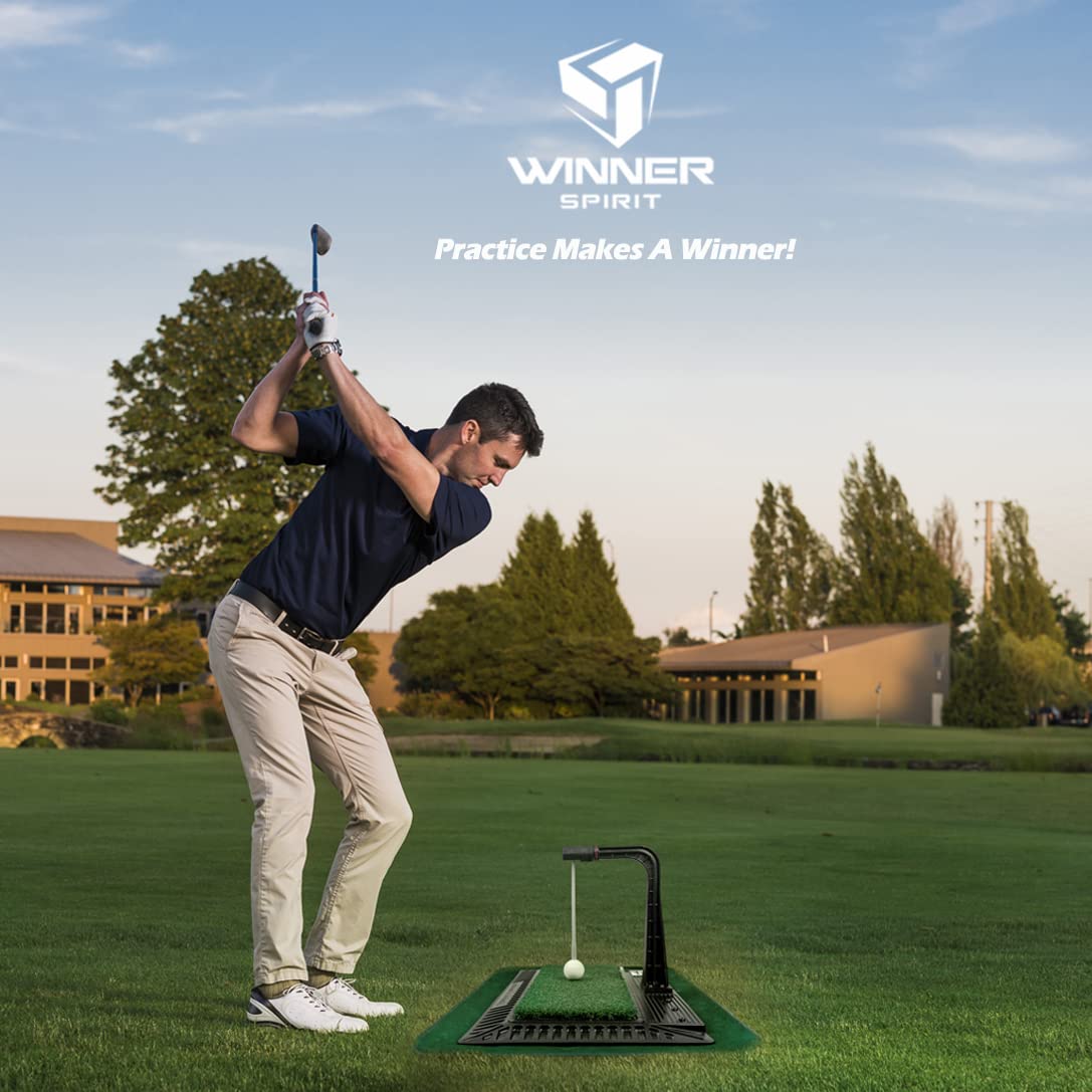 Master Your Swing: WINNER SPIRIT Real Swing 300 Golf Training Aid (Height Adjustable)
