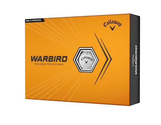 Unleash Distance & Feel: Callaway Warbird Golf Balls (Dozen, White)